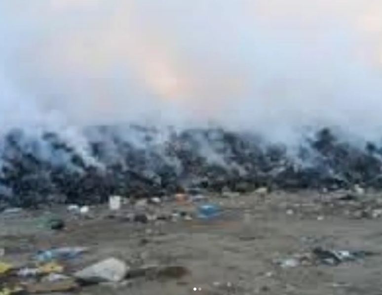 Incendio al Vertedero Municipal personas desaprensivas prendieron fuego