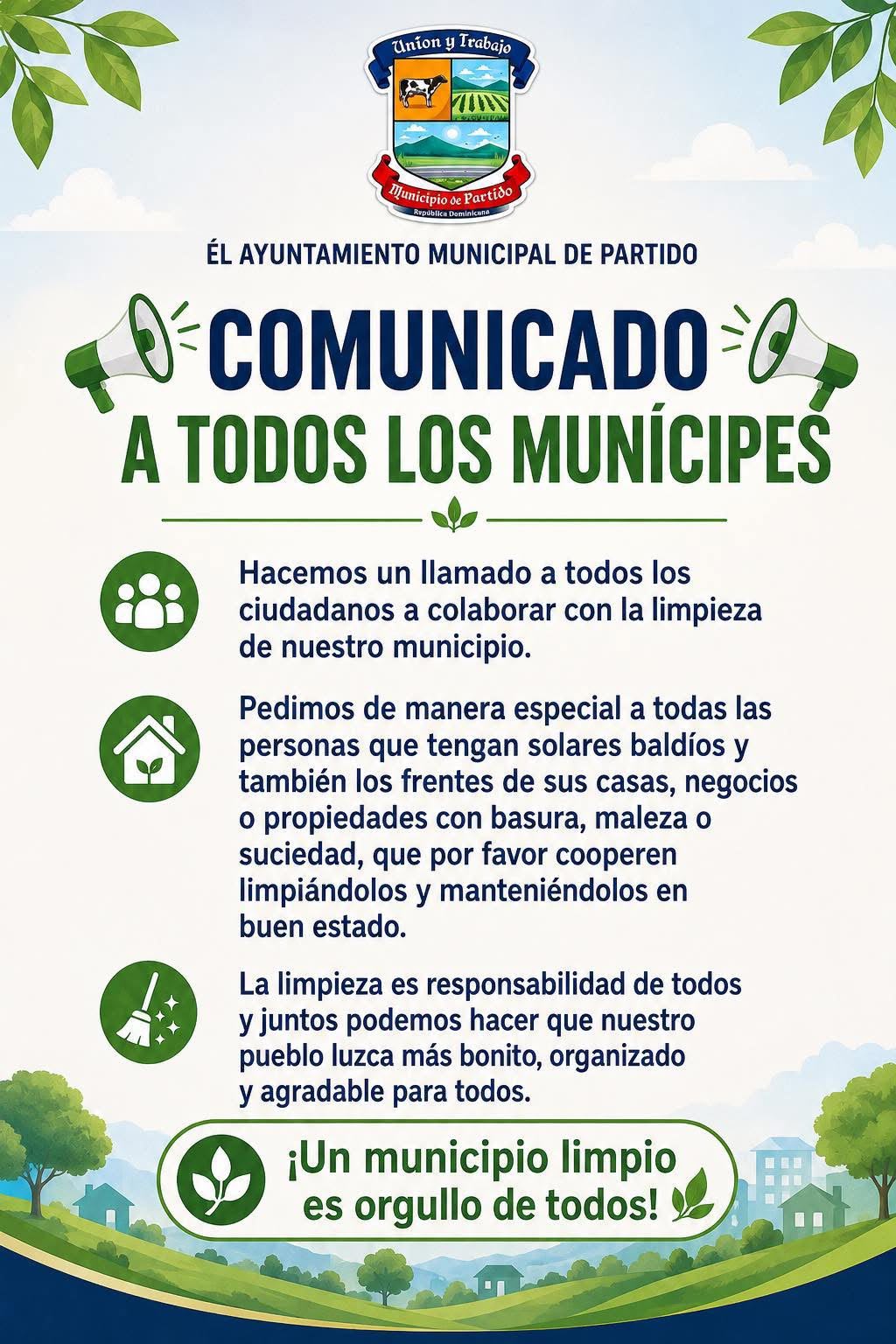 La Limpieza de Partido es Compromiso de Todos